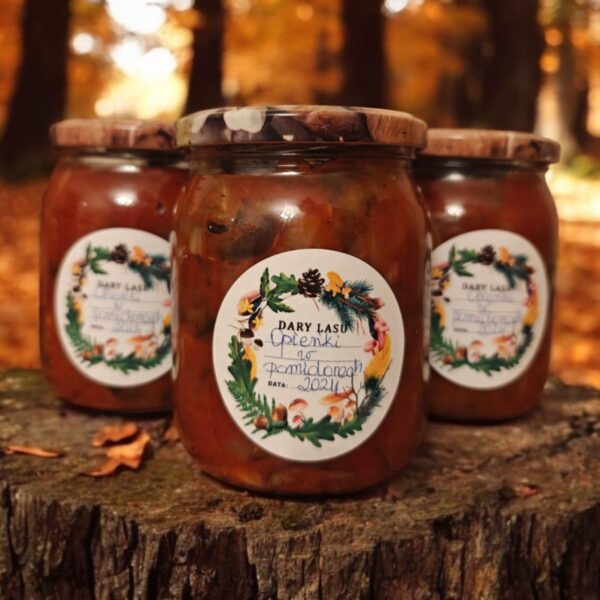 00170 Opieńki w pomidorach 540 ML